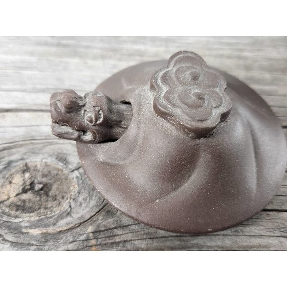 Nixing Teapot Zisha Clay 12oz Teapot Purple Clay Chinese Dragonhead moves - Picture 7 of 10